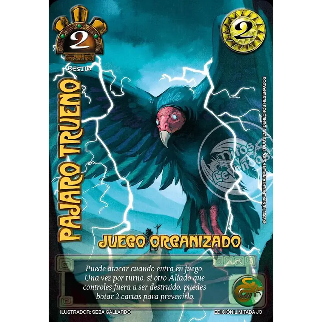 PAJARO TRUENO - JUEGO ORGANIZADO 1