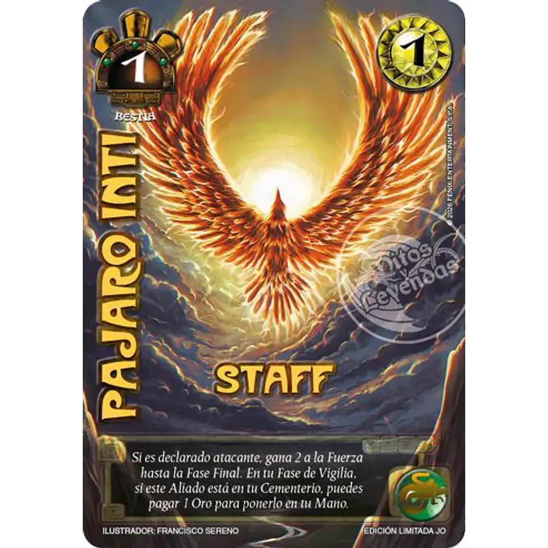 PAJARO INTI - STAFF 1