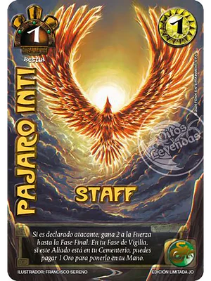 PAJARO INTI - STAFF
