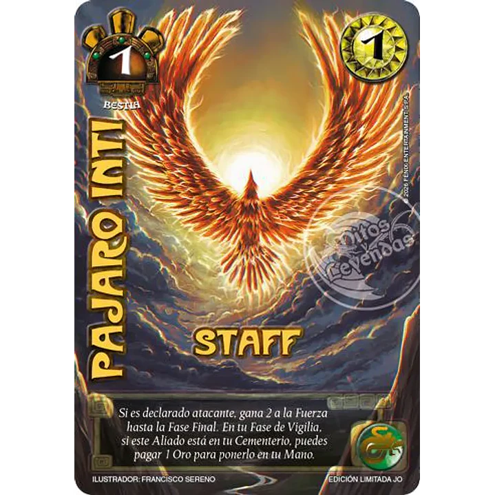 PAJARO INTI - STAFF 1