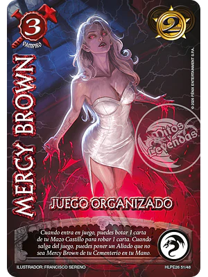 MERCY BROWN - JUEGO ORGANIZADO
