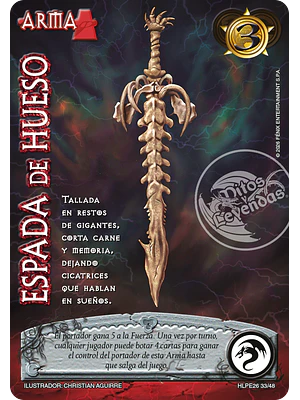 ESPADA HUESO - KIT ABISMO