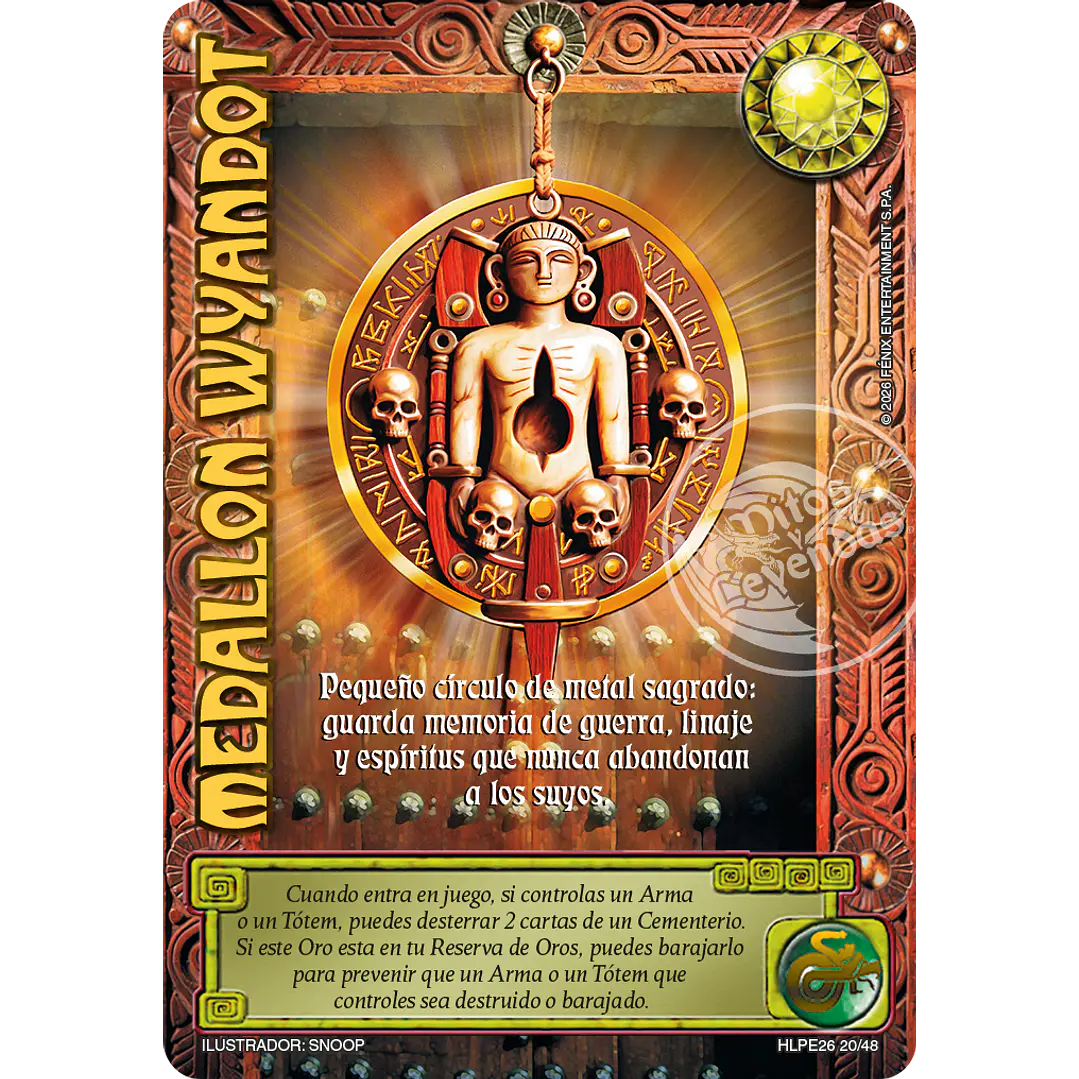 MEDALLON WYANDOT - KIT TINIEBLAS 1