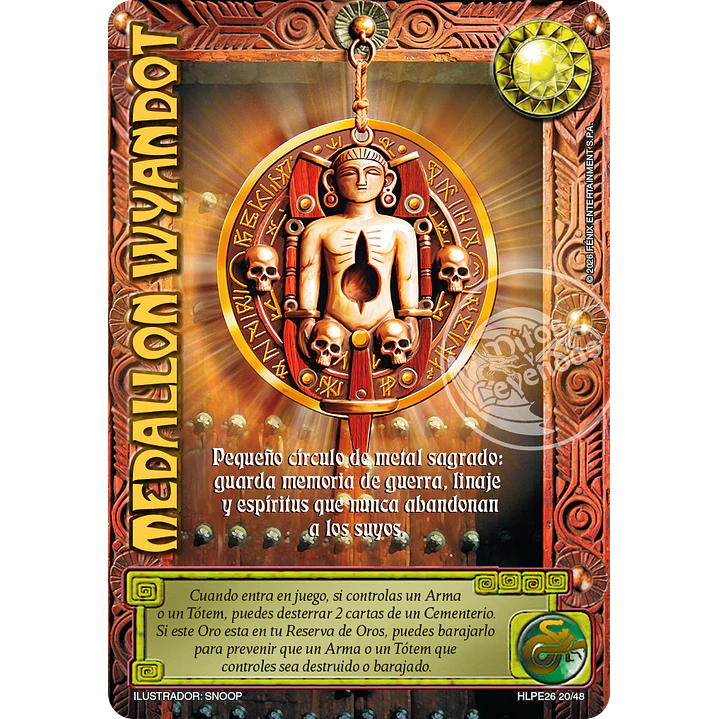 MEDALLON WYANDOT - KIT TINIEBLAS 1