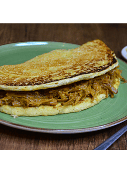 Cachapa con Carne Mechada