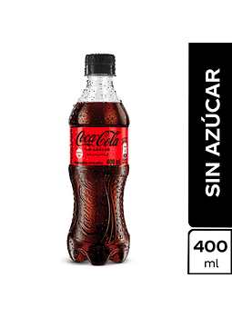 Coca Cola Sin Azúcar 400 ml