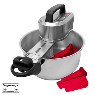 Panela para Mexer Doces Susan Pro Inox 28cm - A Brigadeirinha