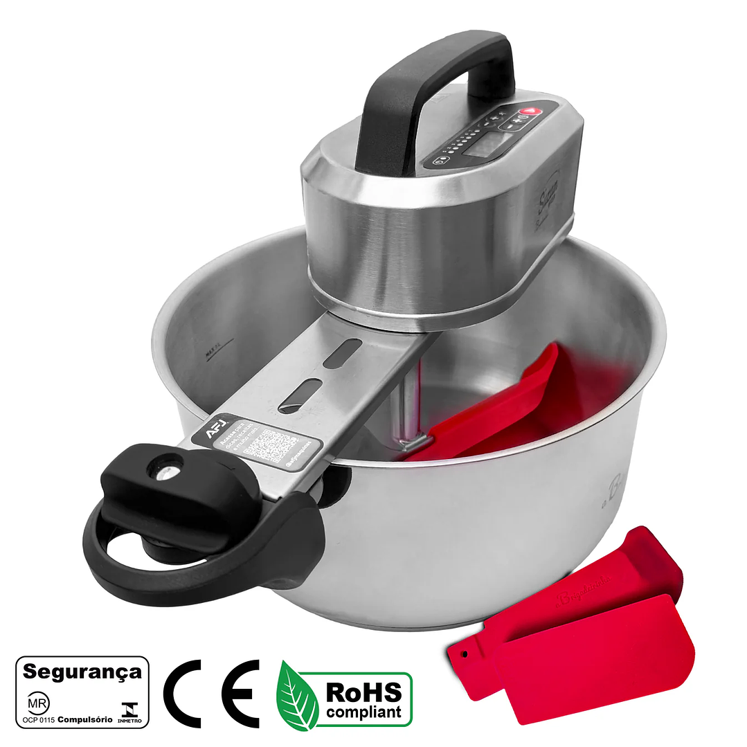 Panela para Mexer Doces Susan Pro Inox 28cm - A Brigadeirinha 1