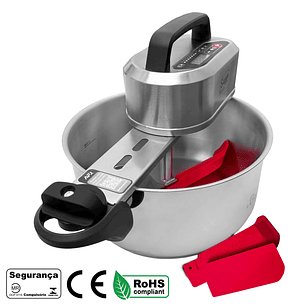 Panela para Mexer Doces Susan Pro Inox 28cm - A Brigadeirinha