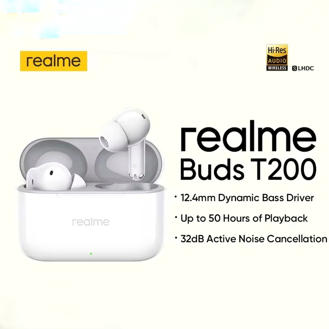 Audífonos Inalámbricos REALME BUDS T200  TWS  1