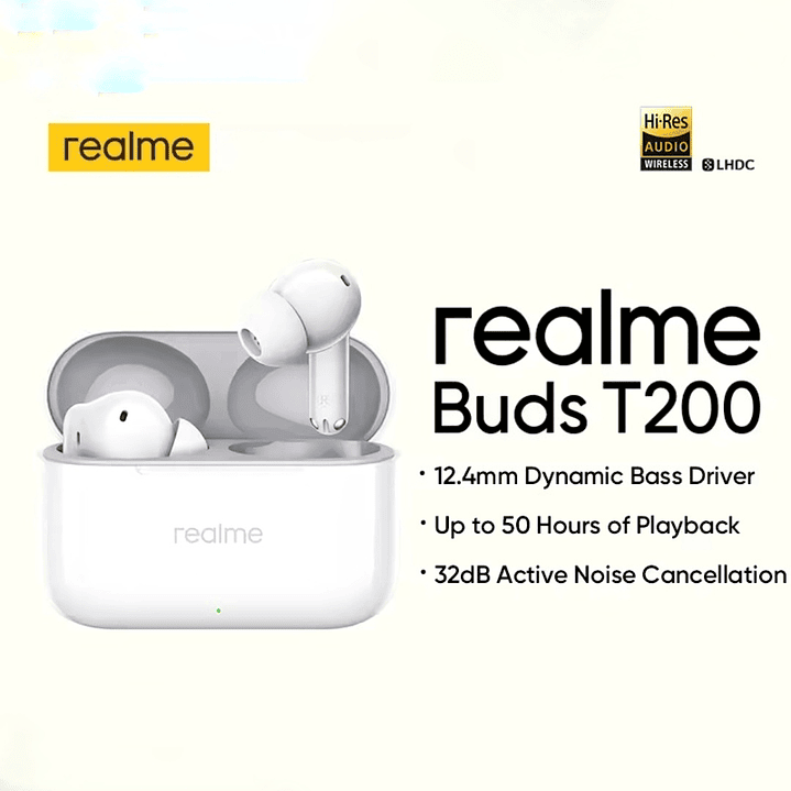 Audífonos Inalámbricos REALME BUDS T200  TWS  1