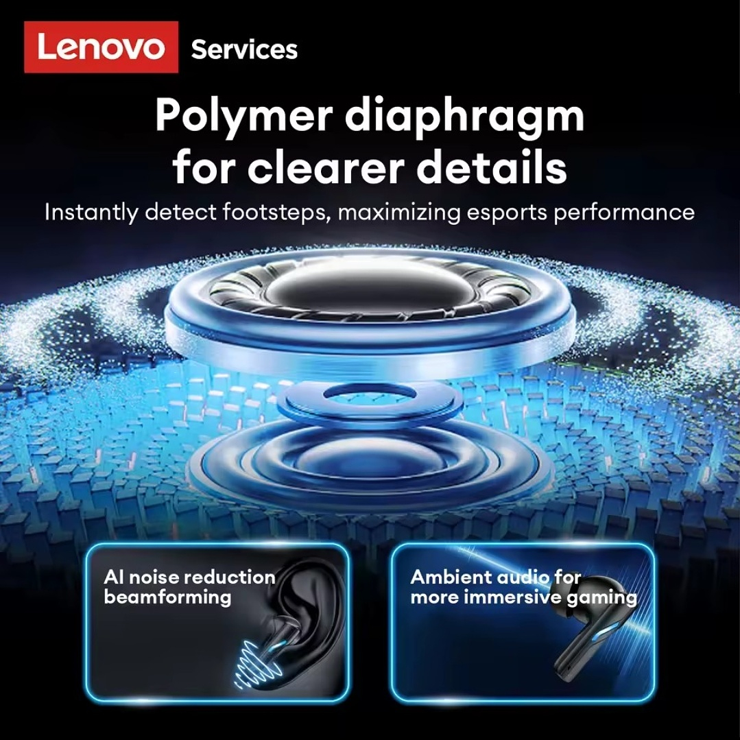 Audífonos Inalámbricos LENOVO SERVICES  GT 100  TWS  3