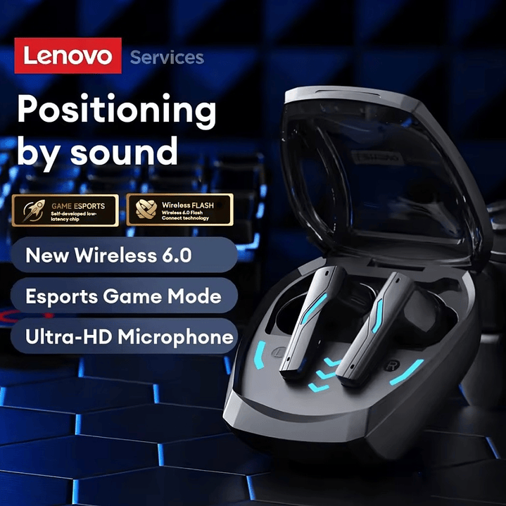 Audífonos Inalámbricos LENOVO SERVICES  GT 100  TWS  5