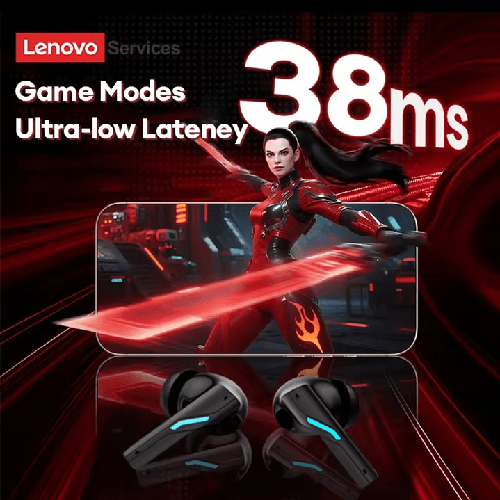 Audífonos Inalámbricos LENOVO SERVICES  GT 100  TWS  7