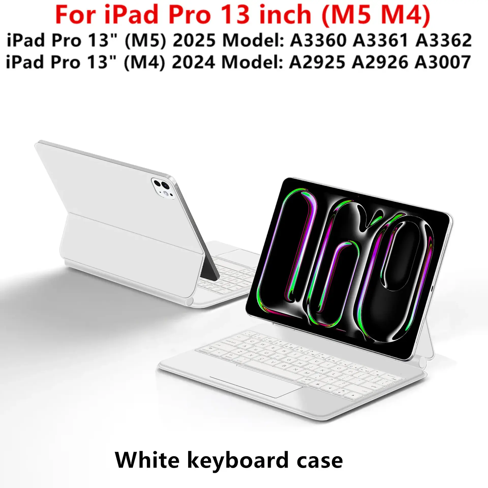 Teclado magnetico retroiluminado para IPad 3
