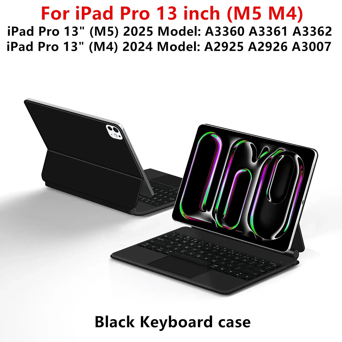 Teclado magnetico retroiluminado para IPad 4