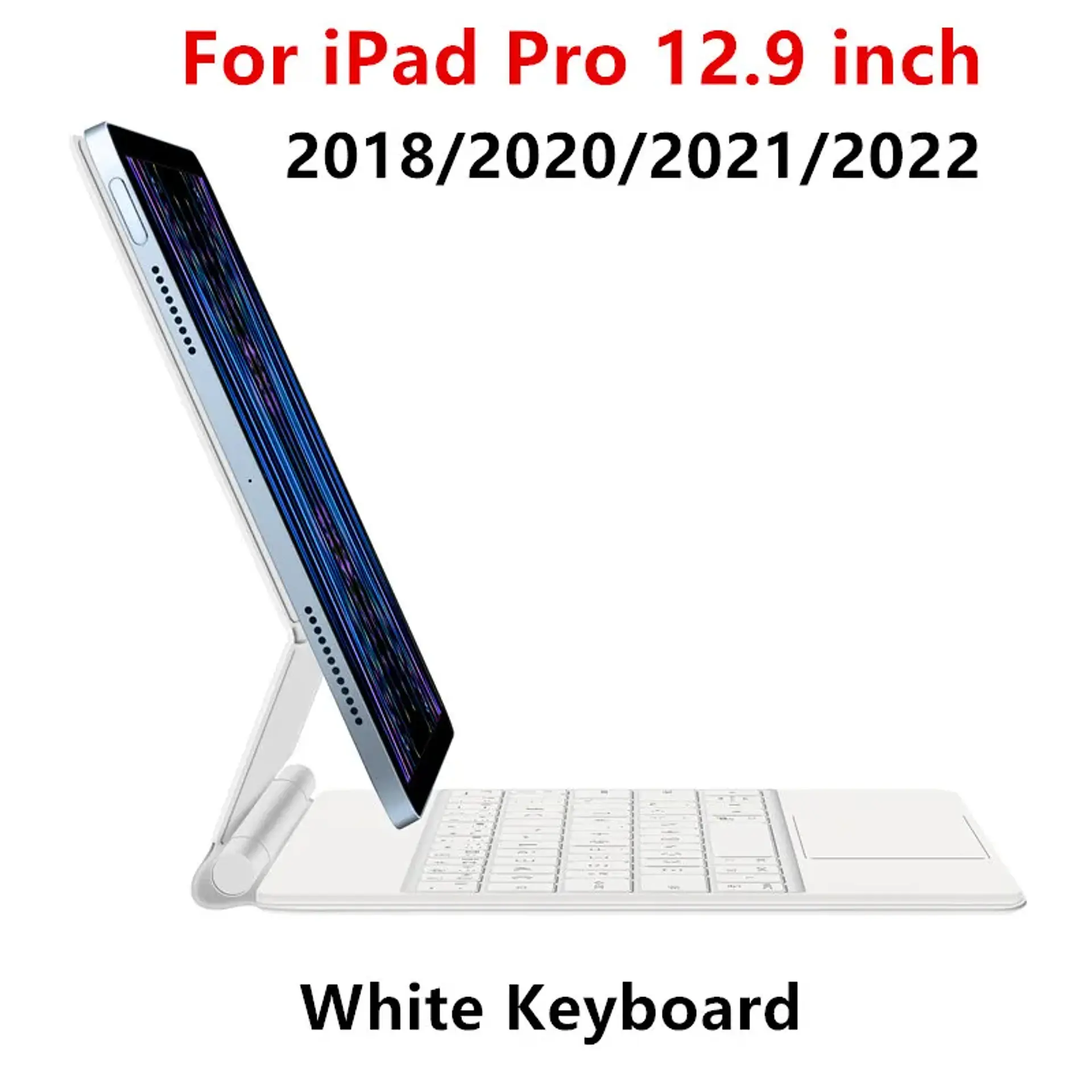 Teclado magnetico retroiluminado para IPad 5