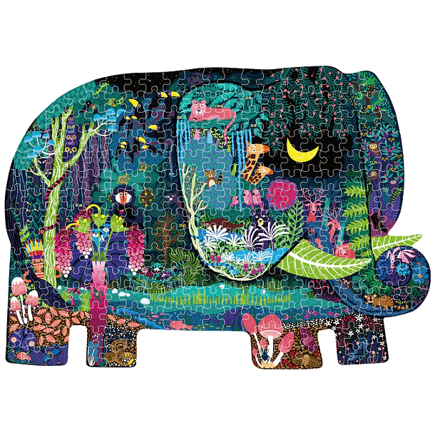 Puzzle El Sueño del Elefante- Mideer - Rompecabezas 2