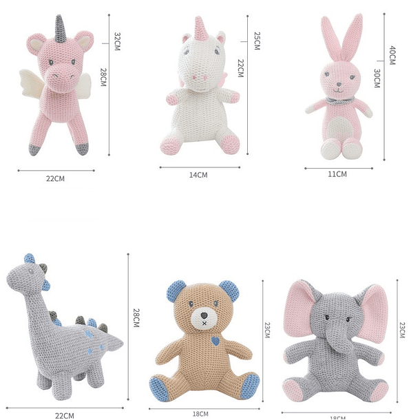 Peluches de animales a crochet amigurumi 7