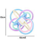 Pelota mordedora y sonajero para bebés 7