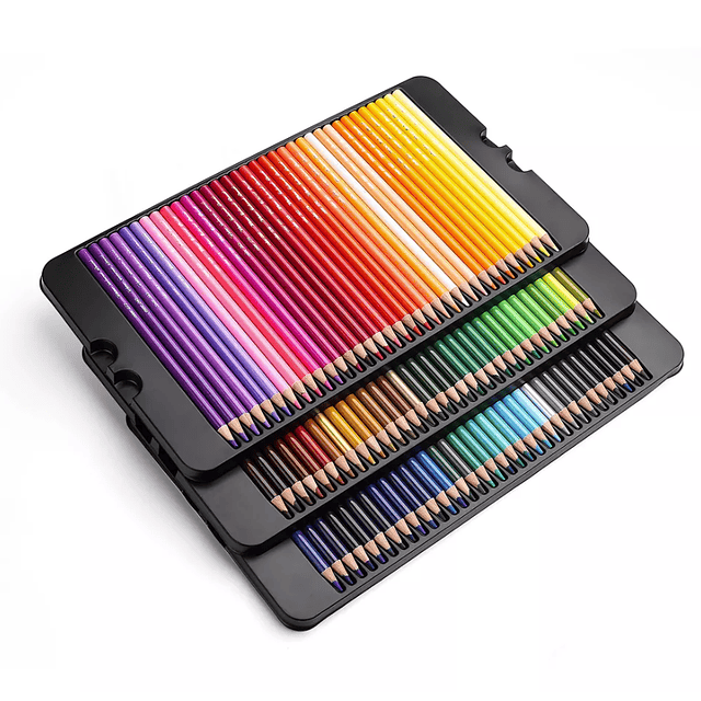 Set 100 lápices de colores premium - caja metálica