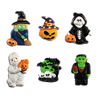 Moldea y pinta figuras para halloween 2