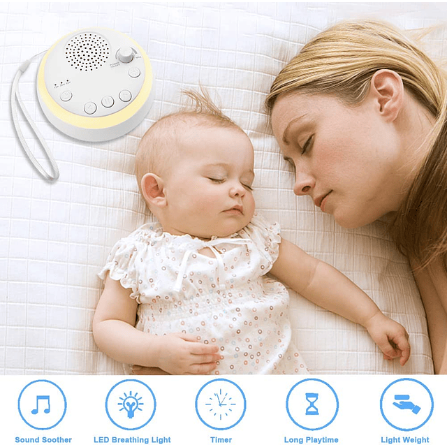 Máquina de ruido blanco Máquina de sonido portátil para bebé