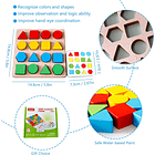 Juego de mesa empareja formas y colores 5