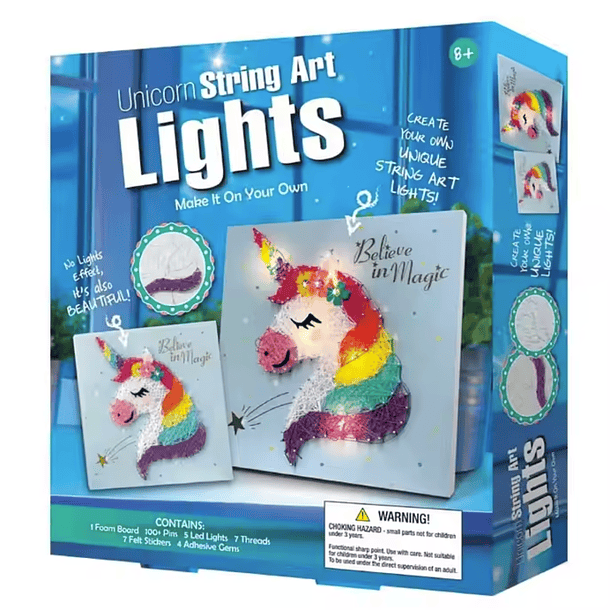 Kit de manualidades arte con hilos string art  