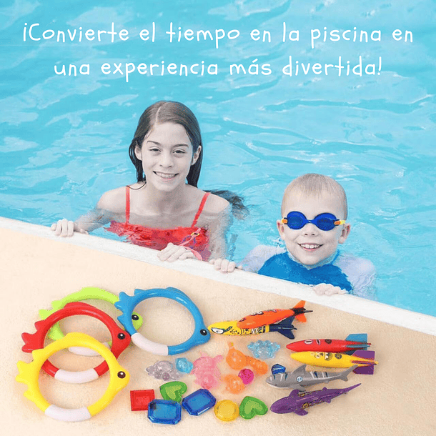 Set de 20 juegos de buceo para piscina