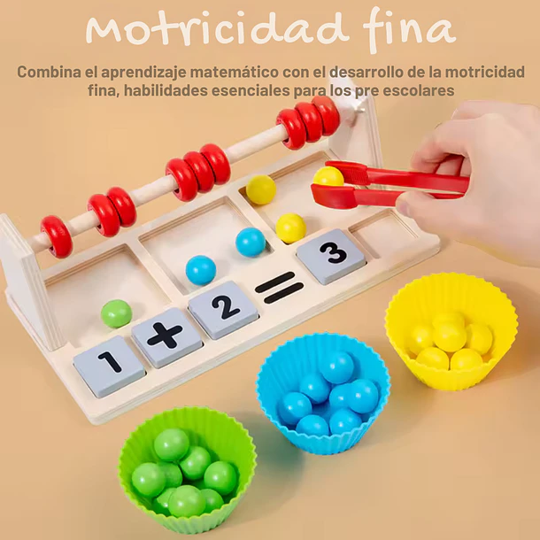 Ábaco Montessori Matemáticas y Motricidad 5