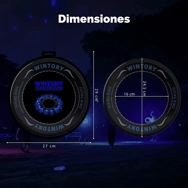 Frisbee Disco Volador Luminoso Led 5
