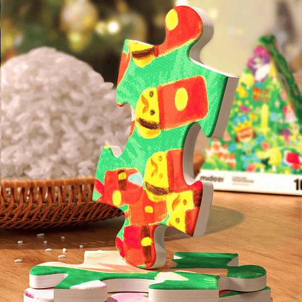 Puzzle árbol de navidad el Cascanueces 160 piezas Mideer 3