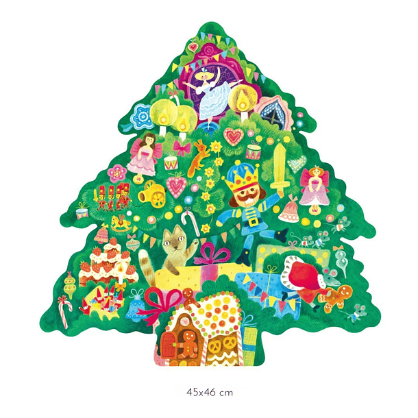 Puzzle árbol de navidad el Cascanueces 160 piezas Mideer 4