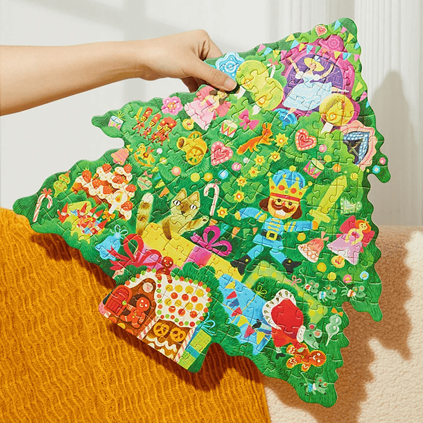 Puzzle árbol de navidad el Cascanueces 160 piezas Mideer 6