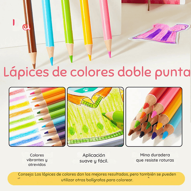 Diseño de vestuario con 200 stickers coloreables 6