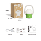 Lámpara y luz de noche recargable con forma de honguito 8