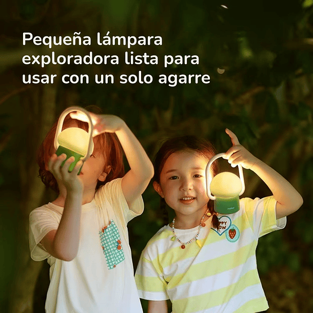 Lámpara y luz de noche recargable con forma de honguito 6