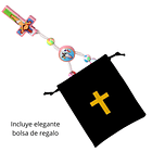 Rosario Católico De Madera Para Niños Con Estuche Premium 4