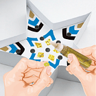 Kit de manualidades pinta y decora una estrella con luces led 2