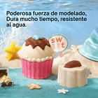 Set gigante de arena mágica para hacer postres 4