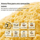 Set gigante de arena mágica playero 3