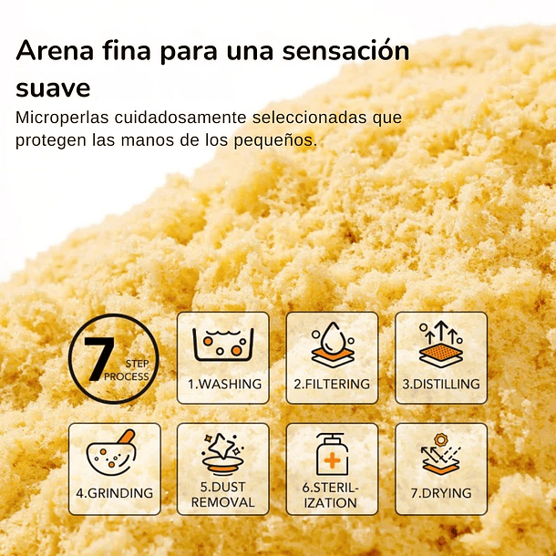 Set gigante de arena mágica playero 3