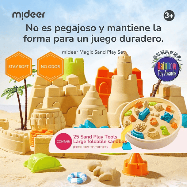 Set gigante de arena mágica playero 2