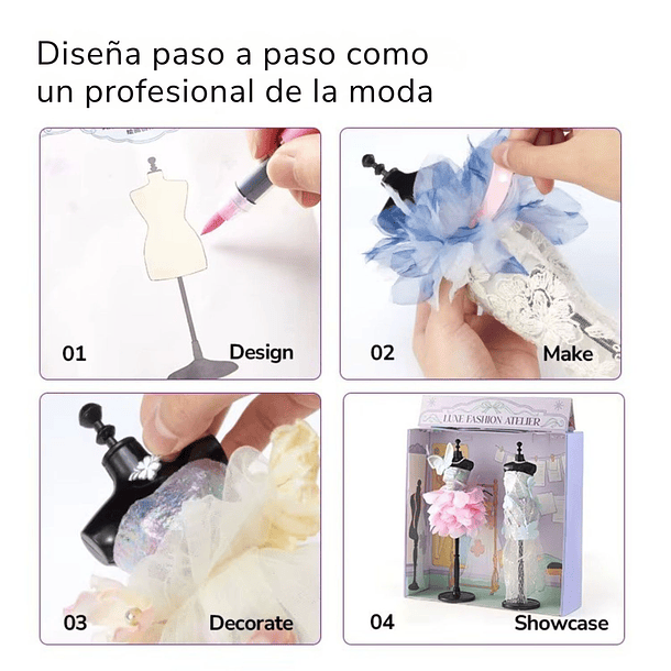 Atelier diseño de vestuario edición de lujo Mideer 3