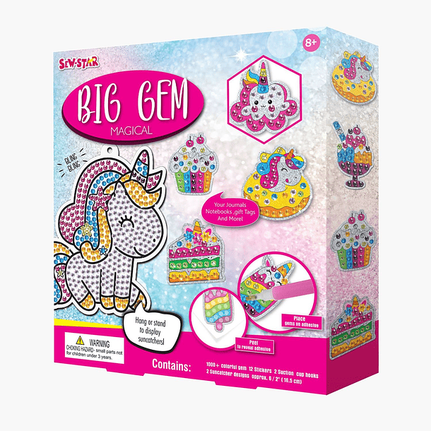 Set de arte stickers con diamantes