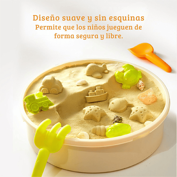 Set de arena mágica playa en casa