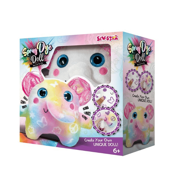 Pinta y personaliza tu peluche de elefante