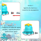 Pulpo lanza agua aspersor para manguera 4