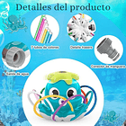 Pulpo lanza agua aspersor para manguera 3